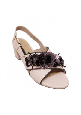 CAVVA MID HEELS NUDE BLACK CAVVA MID HEELS NUDE BLACK